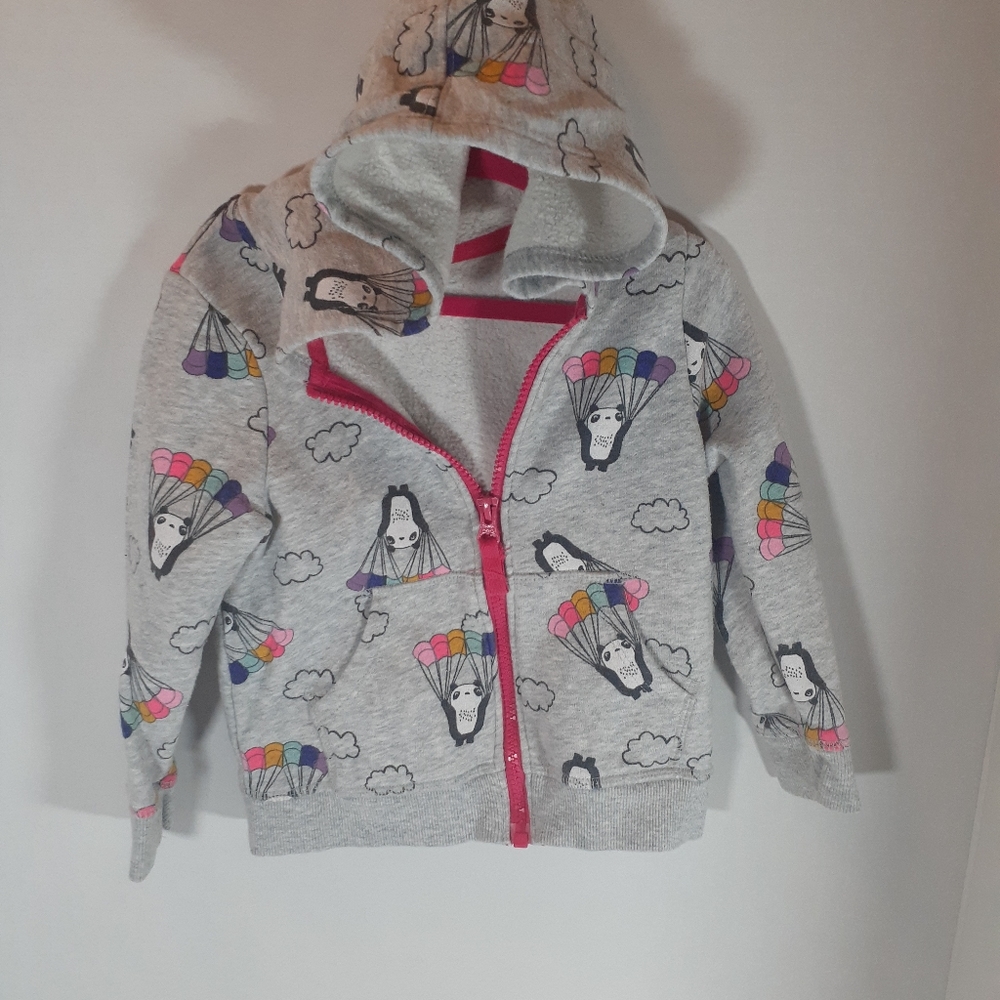 10/$40 Cat & Jack Girls Hooded Sweater - Picture 1 of 1